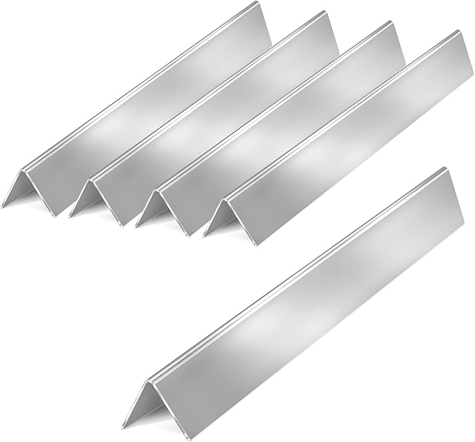 GasSaf Grill Flavorizer Bars 17.5 for Weber Genesis 300 Replacement Parts, 304 Stainless Steel Flavor Bars 7620 7621, Built Parts for Weber Genesis 300 310 320 330 Gas Grills (Front-Knob 2011-2016)