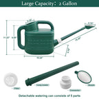 2 Gallon Watering Can, Large Garden Watering Can for Outdoor Plants