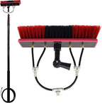 Spray Bar Kit Window Cleaning Brush, Outdoor Window Glass Solar Panel Cleaning,Extendable Cleaner For Greenhouse Roofs, Cleaning Photovoltaic And Solar Panels/35Cmbrushhead/12M/3,35cmbrushhead,10.8M/