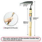 HOUNEN Japanese Weeding Sickle, 4.7-Inch Thick Composite Steel Blade