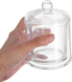 Didiseaon Glass Candle Holder 390ml with Windproof Cover and Protective Case, Elegant Crystal Design Votive Cup for Outdoors and Event Setting, Stylish Longterm Reliability Candleholders