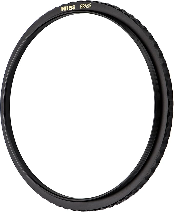 NiSi - Brass Pro 77mm to 82mm Step-Up Ring - Threaded Stepping Adapter Ring, 77mm Male Lens Attachment 82mm Female Filter and Accessory Thread - Matte Black Finish to Prevent Reflections, Brass Alloy