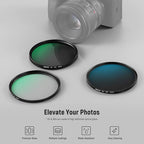 NEEWER 95mm UV CPL ND Lens Filter Kit with Hard Shell Storage Case, Multicoated Optical Glass & Aluminum Alloy Frame, UV + Circular Polarizing (CPL) + Neutral Density (ND4) Filter for 95mm Camera Lens