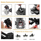2 in 1 Grafting Tool Pruner Kit Gardening Pruning Tool for Fruit Tree Grafting Branch Trimming Cutting