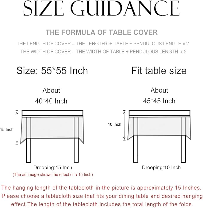 patdrea Designer Leopard Animal Linen Small Table Cloth for Square Table,Vintage Breathable Soft Tablecloth,Dacorative Cover for Kitchen Dining,Holiday,Christmas,Thanksgiving,55"x55"-from