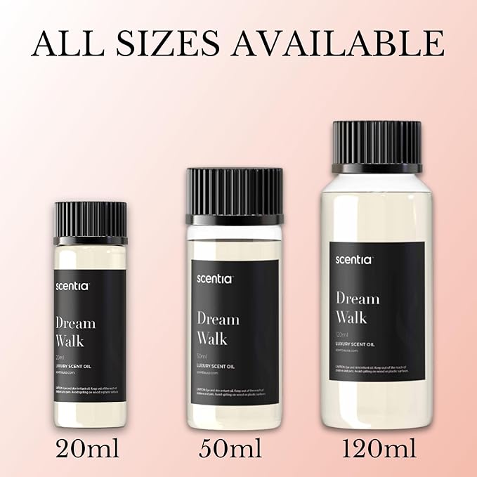 Hotel Diffuser Oil Inspired by The Westin Hotel Scent - 20 ml 0.67 fl oz - Essential Oil Blend White Tea, Cedarwood & Amber Notes for Aromatherapy Diffusers and Humidifiers - Dream Walk
