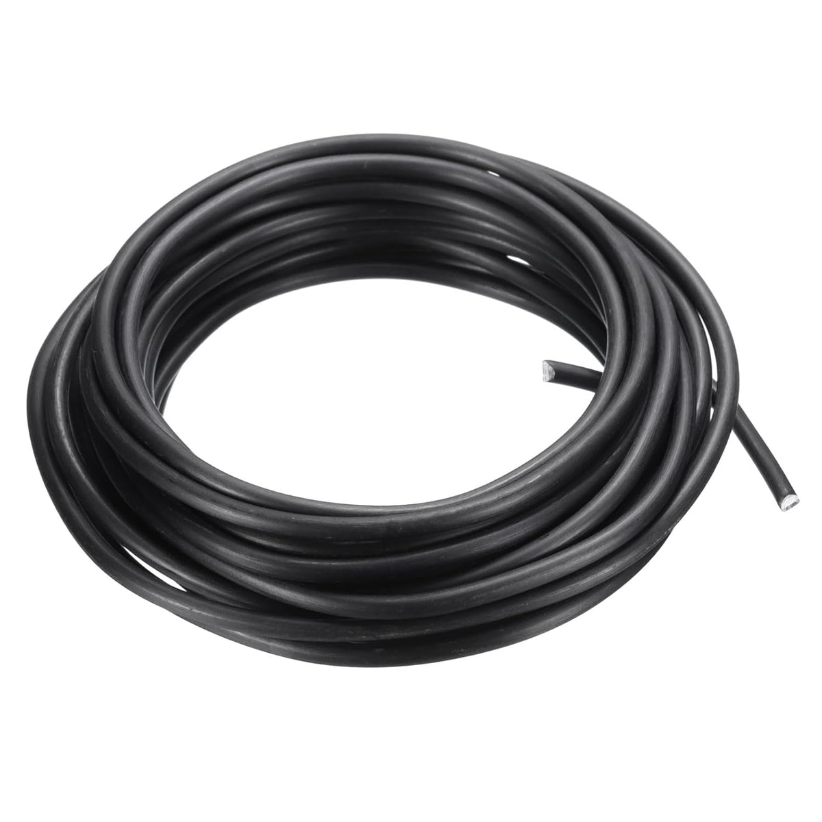 PATIKIL 4mm Bonsai Training Wire, 1 Roll Floral Wire Stems Anodized Aluminum Tree Wire 16.4 Feet Total for Gardening Branch Fixing, Black