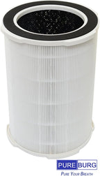 PUREBURG Replacement Filter Compatible with Ganiza G200S G200 Air Purifiers,2-Pack H13 HEPA 4-Stage Filtration Activated Carbon Air Clean Dust