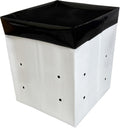 A.A 20 Gallon Grow Bags Black and White Poly Nursery Bags for Plants, Tree Grow, Greenhouse (10 Pack)