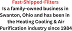 Fast-Shipped-Filters 10 Pack 16x25 Replacement Filter Pads Designed to Fit MicroPower Guard One Hour Air Cleaner Refill Blue