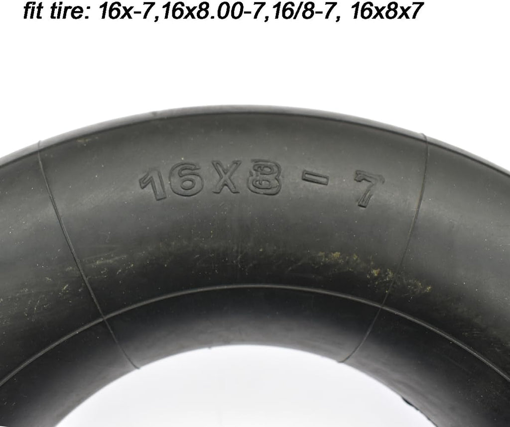 16x8-7 16X8.00-7 4.00-7 Inner Tube, work for ATV Barrow Sack Truck Trolley Spare Wheel,and more (16x8.00-7 TR13)
