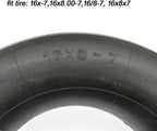 16x8-7 16X8.00-7 4.00-7 Inner Tube, work for ATV Barrow Sack Truck Trolley Spare Wheel,and more (16x8.00-7 TR13)
