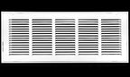 HVAC Premium 26 x 8 Duct Opening Steel Return Air Filter Grille, for 1-inch Filter, Removable Door, Flat Stamped HVAC Vent Cover Grille, Outer Dimensions 28.5 x 10.5