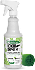 Mighty Mint Peppermint Oil Rodent Repellent Spray – Natural Indoor & Outdoor Control for Mice and Rats – Plant-Based, Extra-Strong Formula - 16 oz