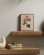 InSimSea Framed Wall Art for Living Room Vintage Rose Flower Paingtings Pictures Wall Decor Aesthetic Floral Art Canvas Print Farm Still Life Artwork Home Decor for Bathrrom Bedroom Shelf Décor 8x10In