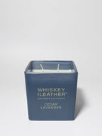 Whiskey & Leather Scented Candle - Cedar Lavender – Additional Scents and Sizes – 100% Cotton Lead-Free Wick - Luxury Air Freshening Jar Candles - Perfect Home Decor – 16oz