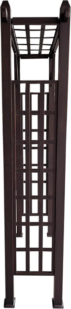 Bronze Modern Aluminum Garden Arbor Arch