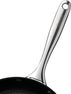 Starfrit The Rock Diamond 10PC Non-Stick Set - Durable Forged Aluminum - Oven Safe - PFOA Free - Easy to Clean - Black