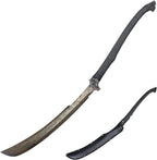 SV Handmade cast Manganese Steel Chopping Blade Sword, Full Tang, Outdoor, Hunting, Camping, Hiking, Survival, with Protective Cover, Multiple Styles to Choose from