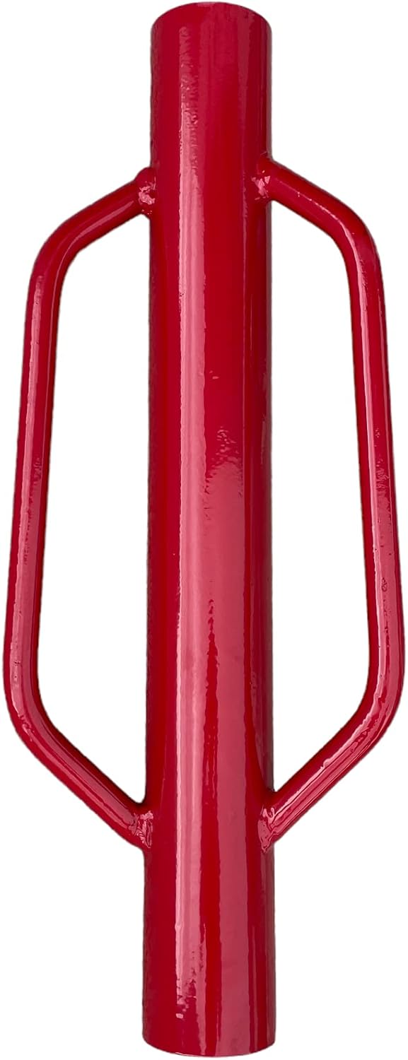 Sandbaggy U & T Post Driver, 30% More Heavier & Sustainable Than Competitors - 15.5 lb Fence Post Driver That Fits up to 2-3/4 inch - 10 Guage Industrial Grade Steel - Red (Pack of 2)