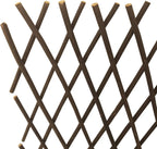 Expandable Garden Trellis Plant Support Willow Lattice Fence Panel for Climbing Plants Vine Ivy Rose Cucumbers Clematis