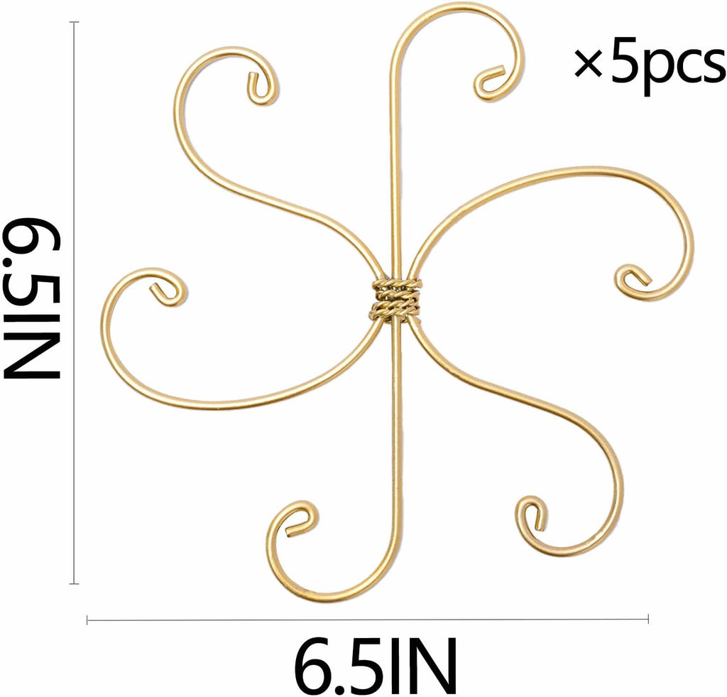 6.5IN Monstera Plant Support Hook 5PCS Durable Stem Stabilizer for Indoor Plants | Easy Setup 5-Piece Set Ideal for Turtle Shell Leaf Support Ideal Present for Plant Lovers & Home Garden Décor