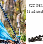 Metal Landscape Edging Anchoring Spikes, 100PCS 10 Inch Landscape Paver Edging Anchoring Spikes for Artificial Turf, Weed Barrier, Tent Spikes, Camping (100)