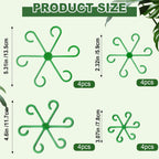 32pcs Plant Stem Support, Plant Support for Indoor Plants, 4 Sizes Climbing Houseplant Stem Holders, Reusable Plant Stabilizer, Indoor Plants Accessories