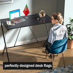 Portugal Flag Portuguese Flags, Small Mini Portuguese Desk Flag, Used for Table Office Classroom Home Patriotic Events Decorations
