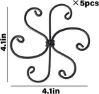 Monstera Plant Support Hook - 4.1x4.1IN 5PCS, Durable Adjustable Stem Support System, Gentle Protection for Monstera and Fishbone Cactus, Professional Indoor Plant Stabilizer