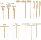 18 PCS DIY Sand Zen Garden Tools, Mini Zen Garden Rake Sets for Serenity and Spiritual Meditation, Tasteful and Elegant Zen Garden Accessories for Home Decor, and Father or Mother's Gift, by GNIEMCKIN