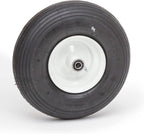 Pneumatic Replacement Wheel | 13.6" Tire for Wagon, Nursery Cart, Wheelbarrow | 4.00-6 Wheel Size | Hub/Bearing Size Options