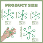 Monstera Plant Support, 16Pcs Plant Stem Support for Indoor Plants - Heavy Sturdy Climbing Plant Stakes for Potted Vines, Monstera, Flowers Green