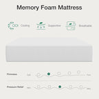 Novilla King Size Mattress in a Box, 14 Inch King Mattress, Gel Memory Foam Mattresses for Cooling Night Sleep & Pressure Relief, CertiPUR-US Certified