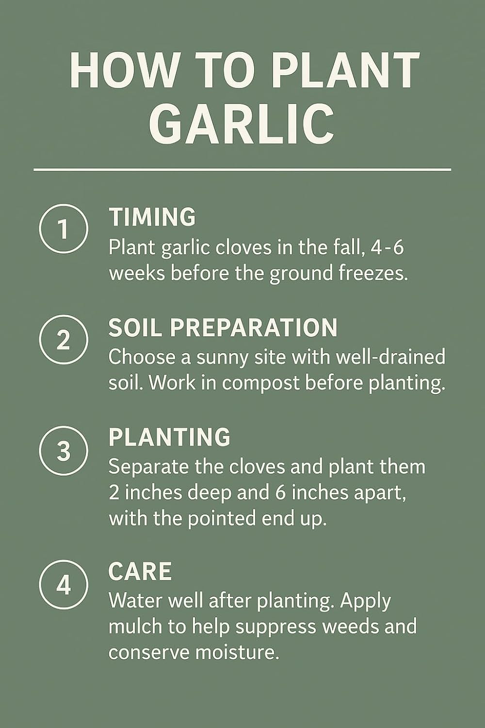 Garlic Bulbs for Seed - Fresh California SOFTNECK Garlic for Planting - Grow Your Own Garlic (5 Bulbs)