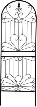 SCENDOR Trellis for Vines and Climbing Plants Outdoor, 70.8" H x 24.5" W Iron Wire Lattices Grid Panels for Potted Climbing Tomato Rose Vegetable Flower Plant Trellises 1 Pack
