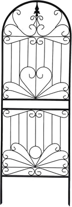 SCENDOR Trellis for Vines and Climbing Plants Outdoor, 70.8" H x 24.5" W Iron Wire Lattices Grid Panels for Potted Climbing Tomato Rose Vegetable Flower Plant Trellises 1 Pack
