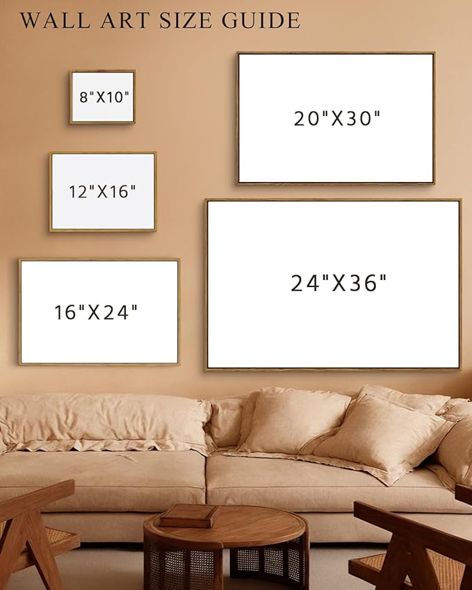 InSimSea Framed Wall Art for Living Room Flower Wall Art Aesthetic Home Decor Roses Vintage Botanical Prints Floral Paintings Canvas Wall Decor Large Canvas Prints for Bedroom Office 20x30in