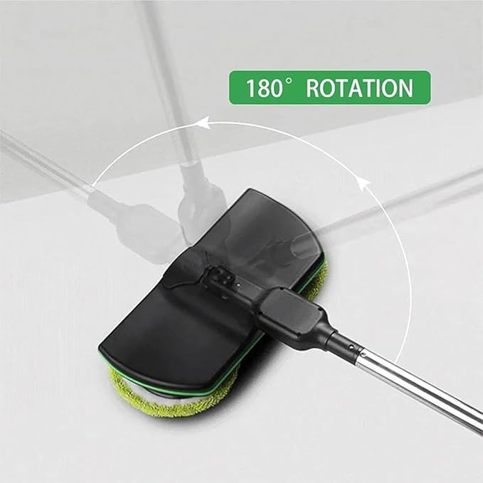 Spinning Cleaner Vacuum,Electric Mops for Floor Cleaning,Cordless Electric Mop,Floor Scrubber and Polisher Machine,Buffer Polisher for Home with Replacement Pad，Includes 10 PCS Cleaning Cloth