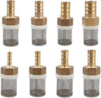 Pro-Grade Sprayer Filter Kit - 6/10/13/19mm Brass & SS Mesh for Car Detailing & Greenhouse Irrigation(10mm)