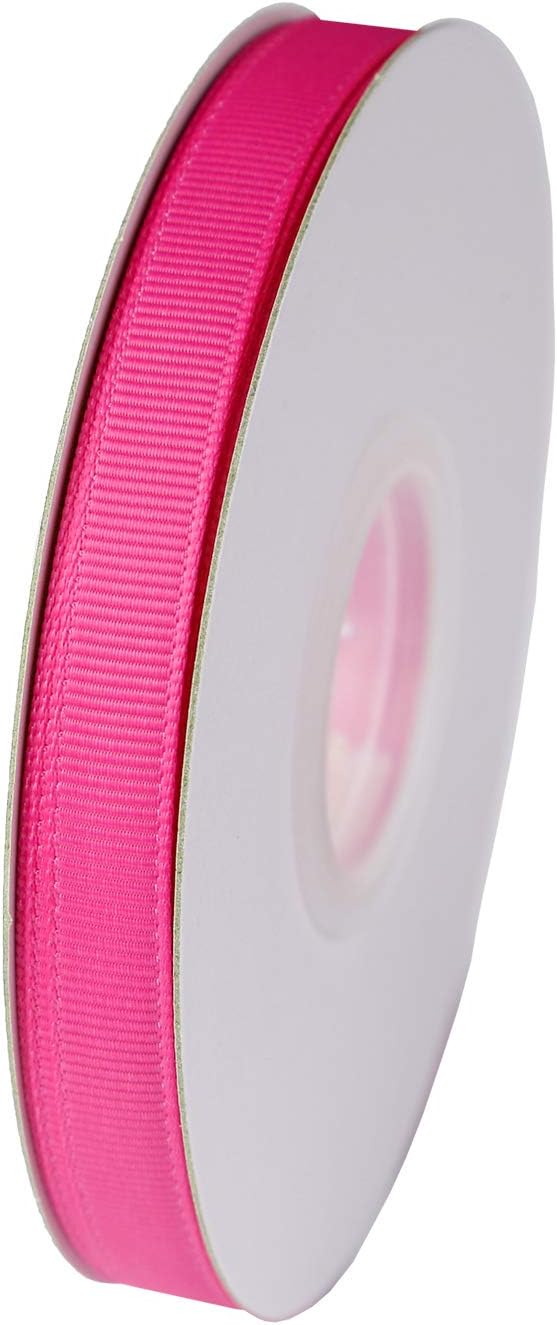 ITIsparkle 3/8" Inch Grosgrain Ribbon 50 Yards-Roll Set for Gift Wrapping Scrap Books Party Favor Hair Braids Baby Shower Decoration Floral Arrangement Craft Supplies, Garden Rose Ribbon