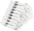 Supernal 60 Pack Silver Plastic Silverware,Pre Rolled Silverware,Premium Disposable Silver Cutlery,Suit for Wedding,Catering Event,Birthday,Party