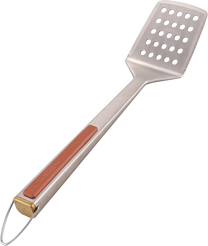 Current® Grill Spatula, 15.4" Stainless Steel, Heat-Resistant, Heavy Duty Outdoor & Grilling Tool for Kitchen, BBQ, Camping & Griddle Cooking