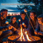 125 PCS 2.5FT Bamboo Plant Stakes 6.3mm Thick – 30-Inch Bamboo Sticks for Plants, Tomatoes, Beans, Climbing Plants – Smores Sticks & Marshmallow Sticks for Fire Pit and Campfire – VESYMAN