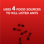 Ortho Home Defense Ant Bait Stations, Outdoor & Indoor Ant Killer, 8 Plastic Stations with 4 Food-Based Attractants, Child-Resistant Design, Formulated with Abamectin B1, Ready-to-Use Bait Station