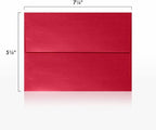 LUXPaper A7 Invitation Envelopes | Peel & Press | 5 1/4" x 7 1/4" | Jupiter Metallic | 80lb. Text | 500 Qty