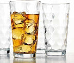 Highball Drinking Glasses Set of 10 Glass Cups by Home Essentials, 17 Oz. Glassware, for Water, Juice, Cocktails, Iced Tea