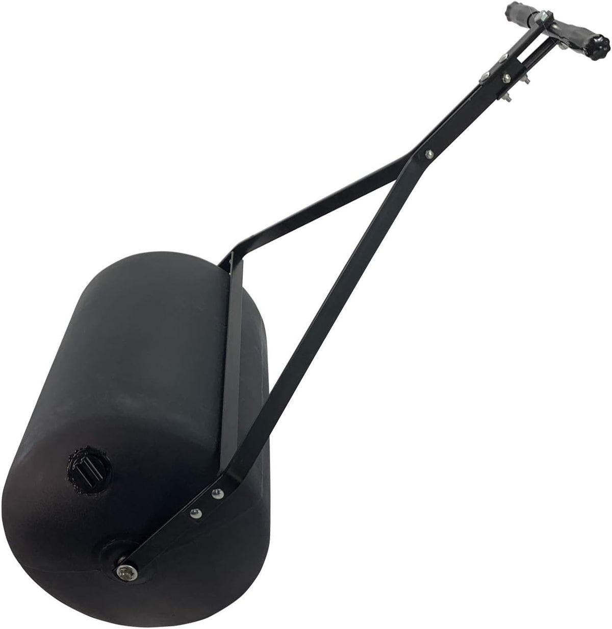 Brinly PRC-241BH-A 270 lb. Combination Push/Tow Poly Lawn Roller with Easy-Turn Tethered Plug, 18 by 24"