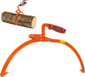 13 Inch Orange Log Tongs, Claw Skidding Tong Logging Skidding Tongs with Non Slip Grip, Log Lifting Tools for Handling, Dragging & Carrying Tool