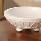 Home Decor Organic Pattern Terracotta Bowl - Stylish and Rustic Accent for Any Space